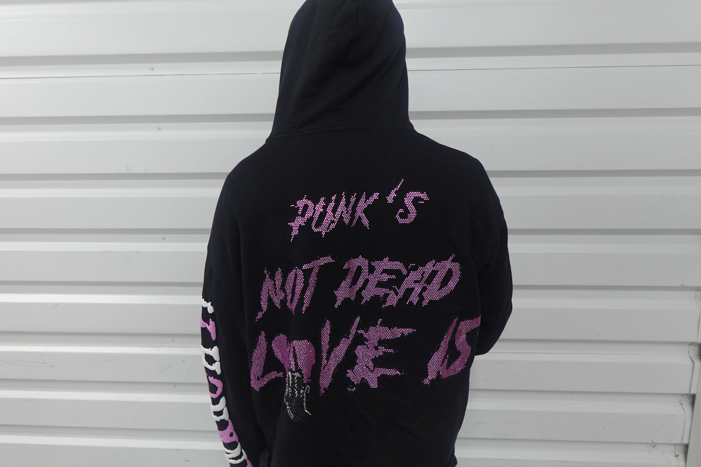 BLACK PUNK GIRLS HOODIE