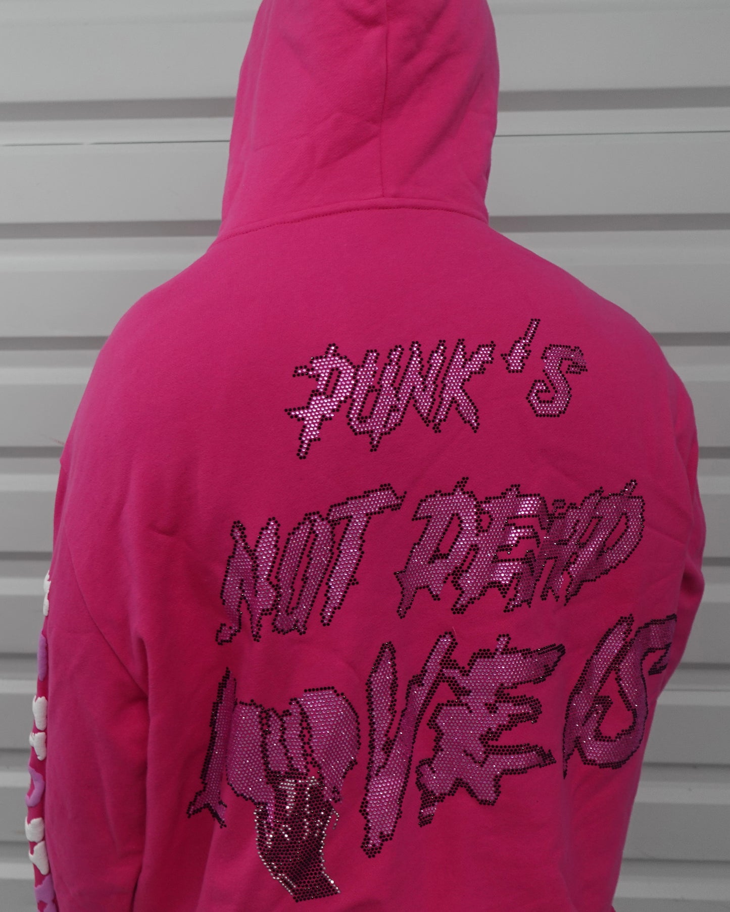 PINK PUNK GIRLS HOODIE